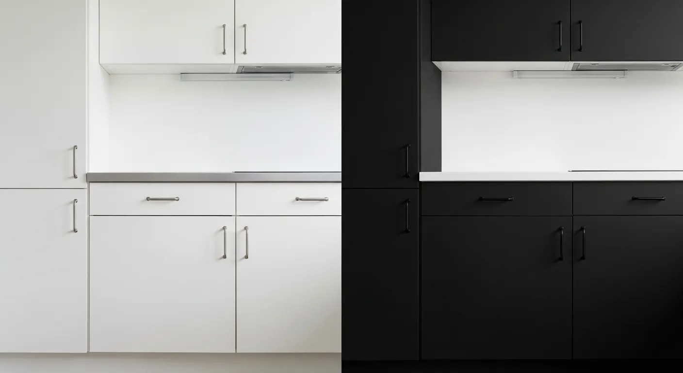 Cuisine Noire Mat - Style Moderne