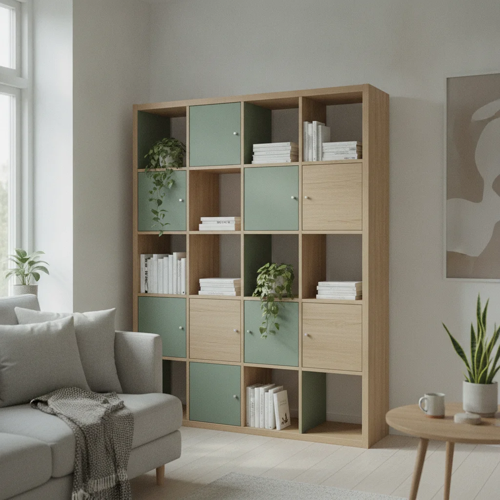 Relooker un meuble Kallax IKEA en bicolore